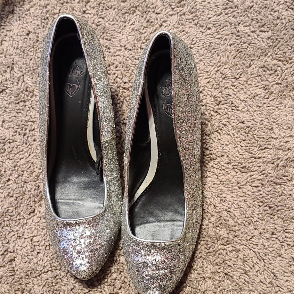 Glittery Heels